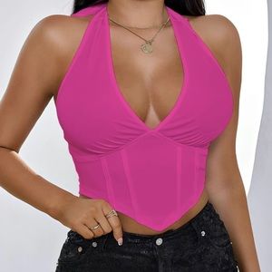 pink party top